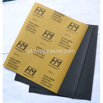 Waterproof Silicon Carbide Craft Paper FM48 180 #